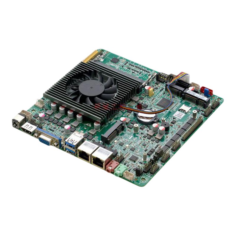 研域B82迷你ITX一体机8代i5-8260U工业电脑6串口工控主板LVDS/EDP