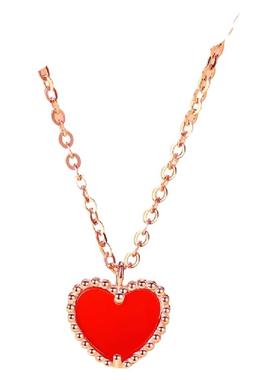 S925银小众七夕情人节玛瑙项链