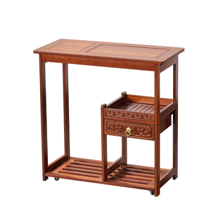 边几可移动茶几实木茶台烧水壶一体侧边柜客厅家用泡茶桌2024新款