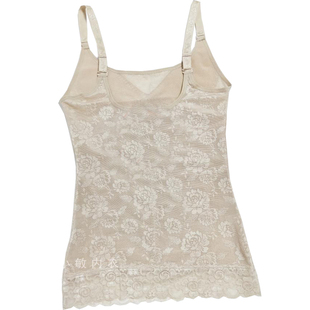 2件包邮培尔迷薄形塑身束身紧身吊带背心收腹黑蕾丝美体内衣4832