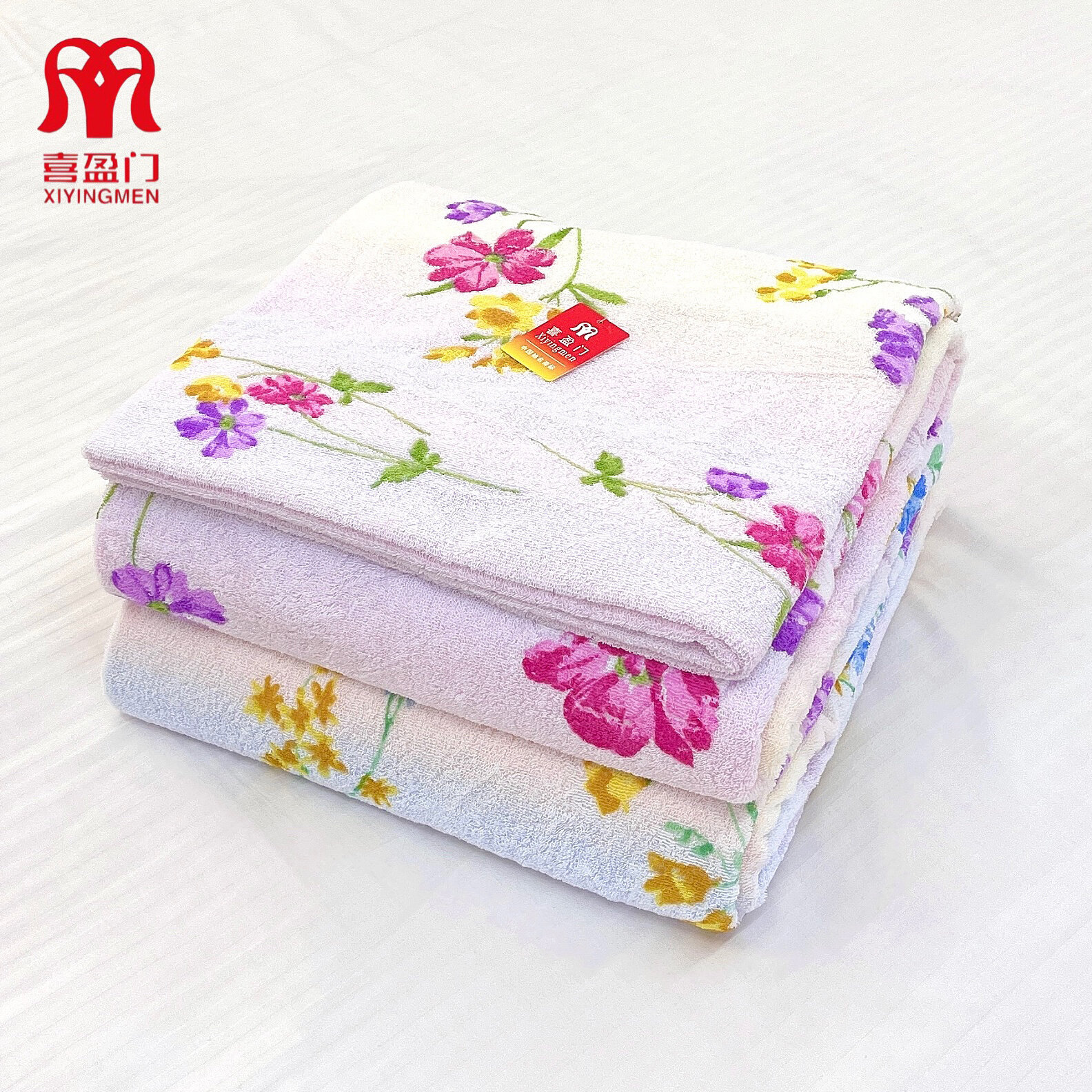 喜盈门毛巾被纯棉单人加厚提花印花夏季毛圈毛巾毯全棉老式空调毯