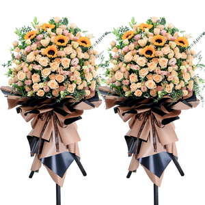 高端开业花篮鲜花同城速递北京上海杭州三脚架高端乔迁庆典开张