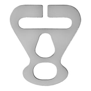 天幕撑杆固定扣幕布增设拉点织带扣不锈钢三角片风绳扣牛角片帐篷