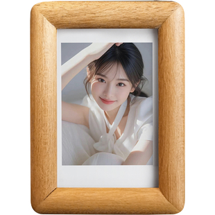 拍立得相框摆台展示架迷你小3寸相框照片diy定制打印情侣周年纪念