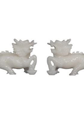 云中玉天然玉石招财中式客厅桌面摆件