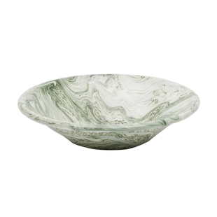 今日商铺官方授权HAY soft ice麦片碗 绿色大理石纹 泼墨搪瓷餐盘