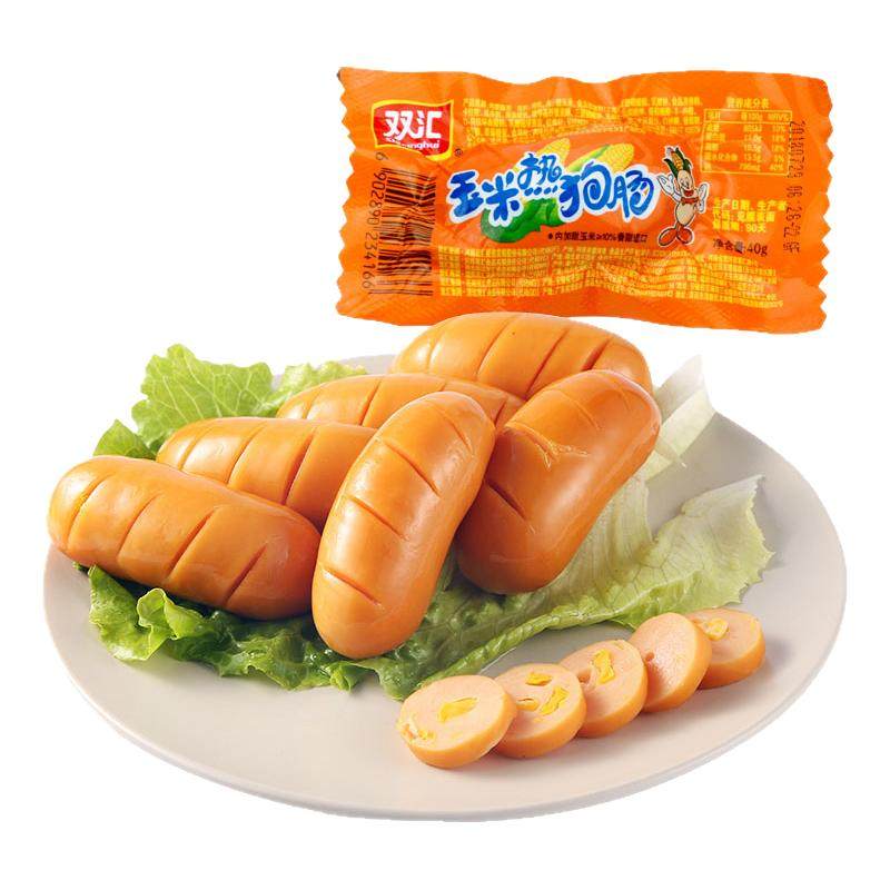 双汇32g香辣烤肠即食玉米泡面搭档整箱装