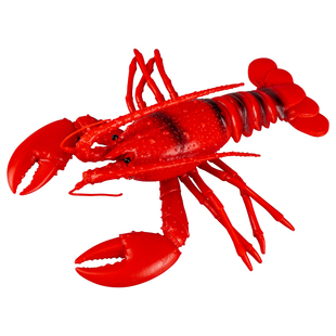 儿童玩具仿真动物桌面游戏模型摆件小女孩男孩认知海洋龙虾大螃蟹