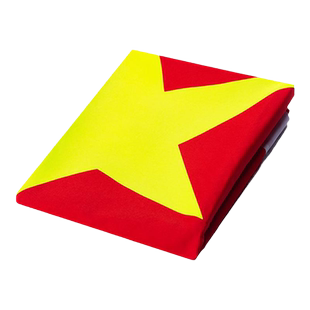 加厚国旗红旗1号2号3号4号5号6号纳米防水中国红旗公司户外定制定做道具装饰旗学校室外大号手挥带杆五星旗帜