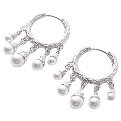 November 原创纯银流苏耳环民族风个性耳扣轻奢个性耳饰线下同款