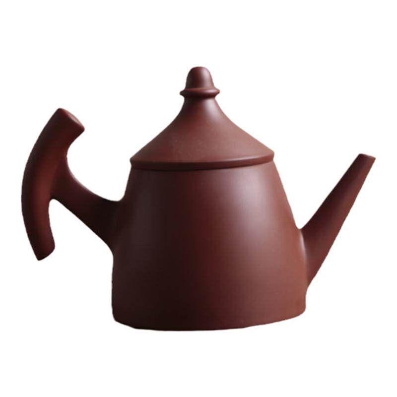 朱泥冲罐工夫潮汕紫砂小品手拉壶