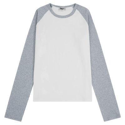 小尼力复古潮牌插肩撞色T恤