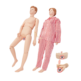 养老护理训练模拟人组合式多功能穿刺输液打针男女导尿插胃管创伤假人心肺复苏模型