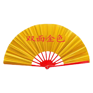雪龙吟原版扇子双面金色高先玉原创舞蹈中国龙开场舞演出专用道具