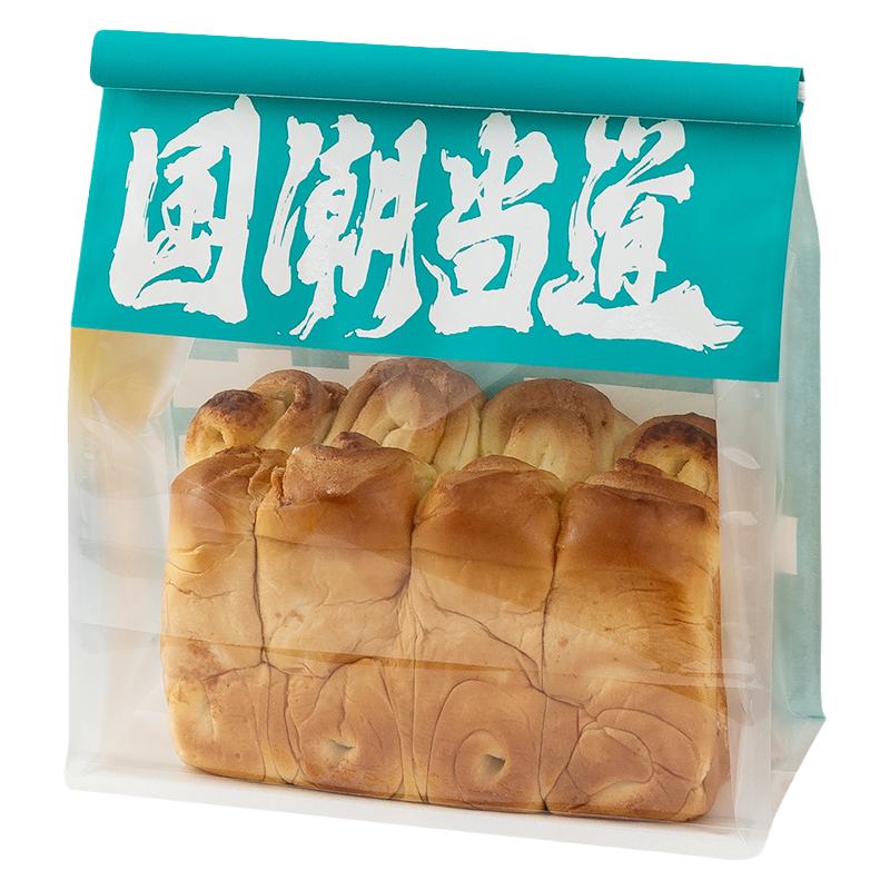 新中式糕点国潮味道包装袋桃酥麻薯铁丝卷边饼干点心食品自封袋子