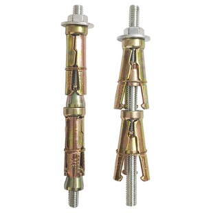 新型空心砖泡沫砖多孔砖专用膨胀螺丝加长三片锚栓保温层壁挂吊顶