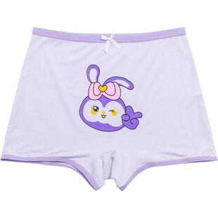 胖女童平角内裤儿童中大童加肥加大三角裤胖女孩大码宽松四角短裤