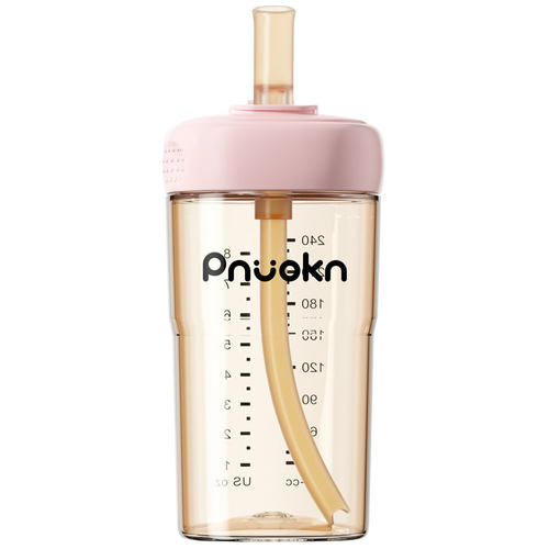 大容量吸管杯儿童学饮杯婴儿一岁以上宝宝PPSU直饮水杯奶瓶9个月