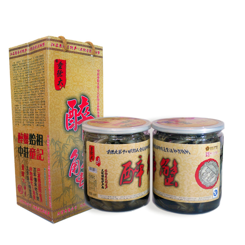江苏老字号非遗醉蟹童德大特产