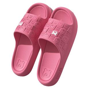 可爱小熊拖鞋女士夏季家居室内浴室洗澡防滑EVA踩屎感厚底凉拖男