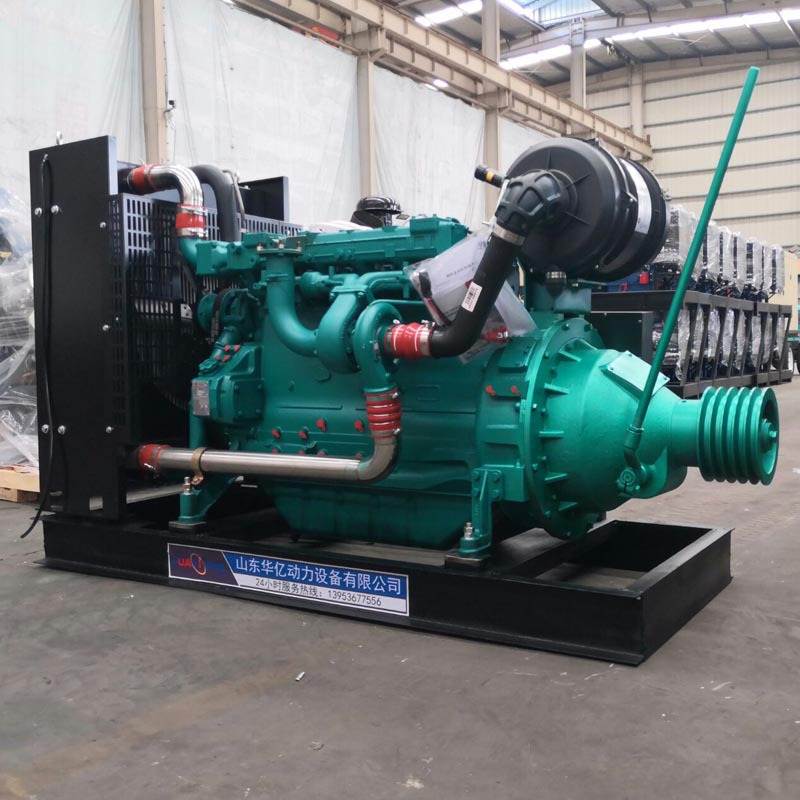 潍柴固定动力柴油机132kw 带破碎机粉碎机用发动机含皮带轮离合器