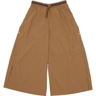 素然AnKoRau 安高若秋季女士户外穿搭轻量利落廓型感阔腿休闲裤