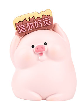 猪囡囡装饰品车载桌面摆件礼物