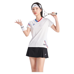 Joma板式网球padel乒乓羽毛球短袖短裙男女无束缚情侣V领运动套装