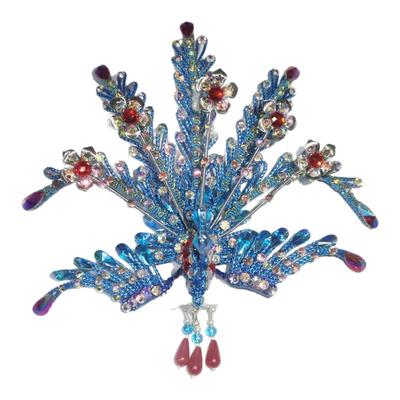 仿点翠头饰DIY镶钻戏曲花旦头饰