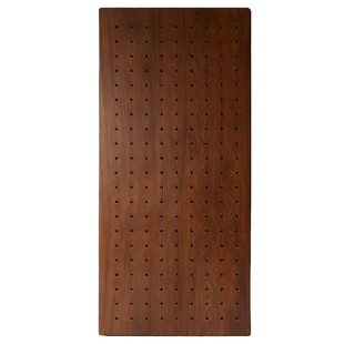 实木洞洞板自行车挂架定制户外骑行装备墙上胡桃木收纳置物架展示