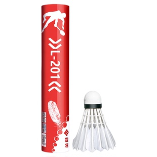 翎美L201羽毛球耐打飞行稳定12只装优选鸭毛球馆专业训练比赛用球
