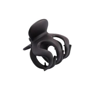 黑色高马尾抓夹南瓜气质鲨鱼夹小号后脑勺夹子头饰发夹女固定磨砂