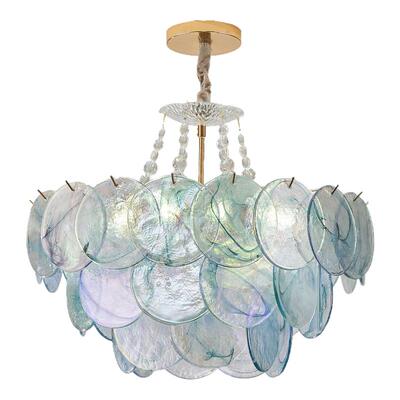 法式轻奢客厅吊灯穆拉诺玻璃灯