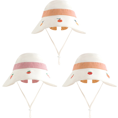 伊米伦棉布防紫外线空顶帽