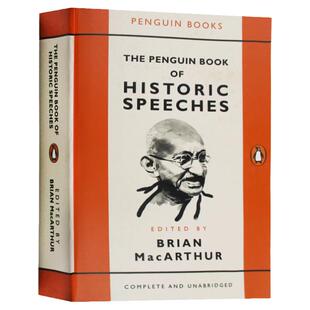 企鹅历史演讲合集 英文原版 The Penguin Book of Historic Speeches 全英文版 Brian MacArthur 现代演讲modern作者 进口英语书籍