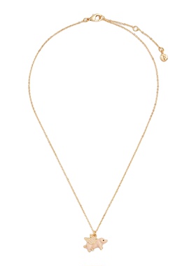 Fable飞行小猪珐琅彩项链