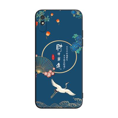 彧玺适用于红米9a手机壳m2006c3lc创意新款外壳redmi9a软硅胶防摔保护套hongmi红咪9a唯美复古国风hm9a男女款