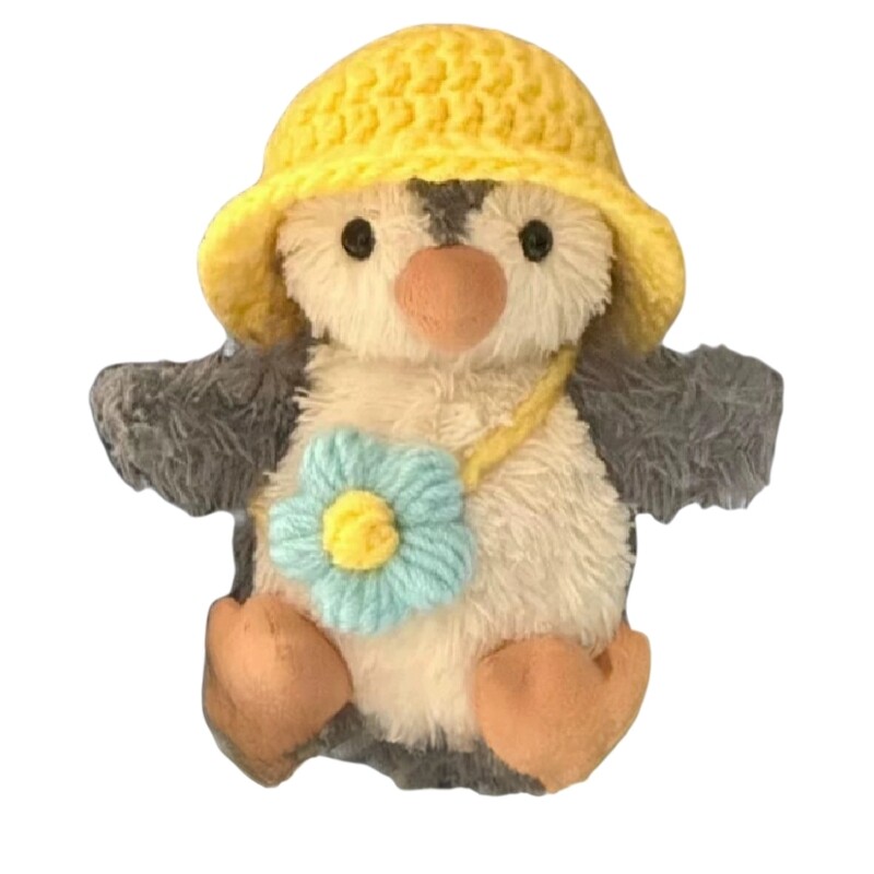 适用Jellycat花生企鹅挂件娃衣衣服配饰手工钩织帽子 可来图定制