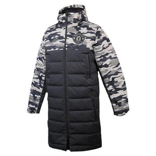 Adidas 阿迪达斯 男子运动休闲曼联中长款防风保暖羽绒服 FR3867