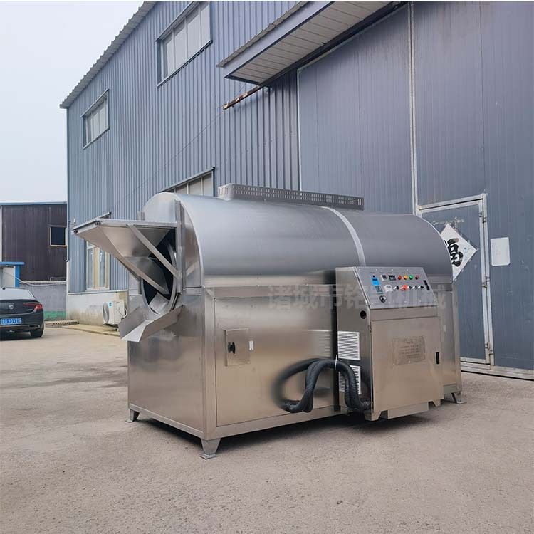 厂家货源全自动炒货机 不锈钢滚筒炒五谷杂粮机器 豆粕电磁炒货机