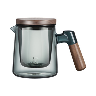 苏泊尔玻璃泡茶壶2026新款茶水分离水杯子男士家用高档茶具一人用