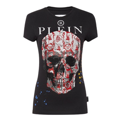 PHILIPP PLEIN 女士春夏季Plein Sexy Pure版型骷髅T恤短袖