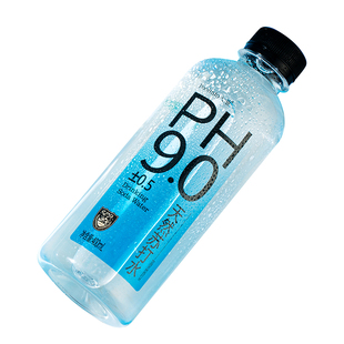 PH9.0天然苏打水弱碱性无气400ml*12/24瓶整箱原味0糖0添加饮用水