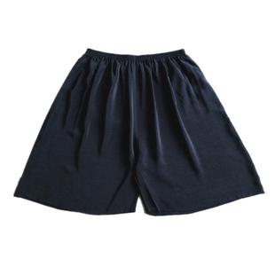 真丝短裤男女桑蚕丝休闲裤加大码家居裤宽松真丝纯色睡裤夏五分裤