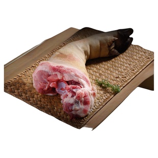 云南密架山猪高原有机黑毛土猪肉新鲜猪蹄肘子猪爪猪手猪脚