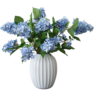 ladylike 梦幻丁香花假花仿真花摆设 样板房花瓶摆件客厅插花花束