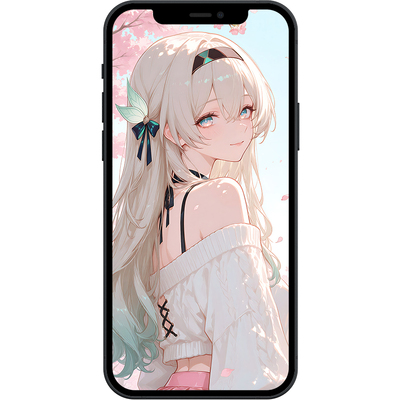 崩坏流萤樱花林唯美超清壁纸iphone苹果安卓手机电脑ipad平板壁纸