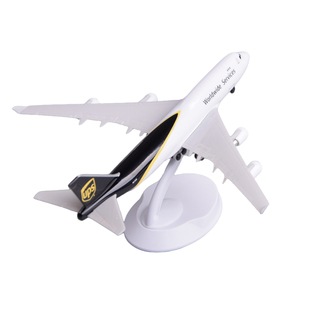 20cm开舱门仿真国泰航空华航亚特拉斯747货机飞机UPS模型摆件