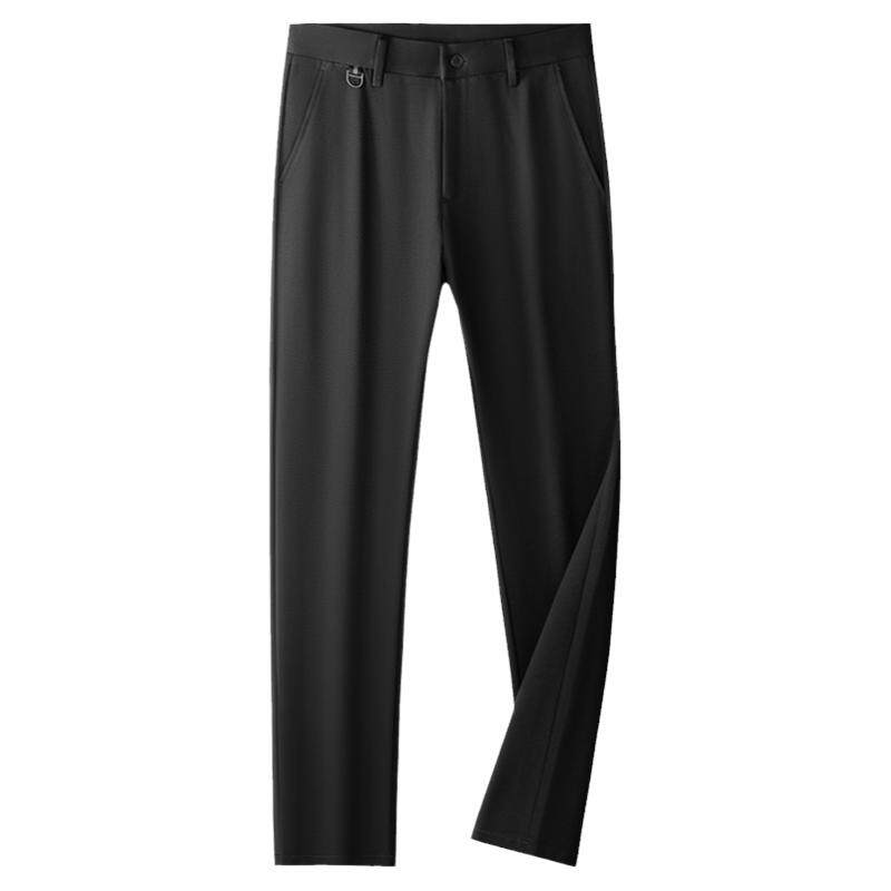 大码休闲裤男秋季新款免烫长裤