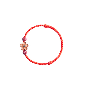 桃木手串婴儿宝宝手绳本命年儿童红绳手链朱砂女马年转运珠护身符